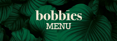 Bobbies bar & restaurant menu